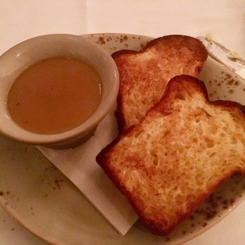 Chez Bruce - Foie gras and chicken liver parfait with toasted brioche - French Near Me - London, XGL