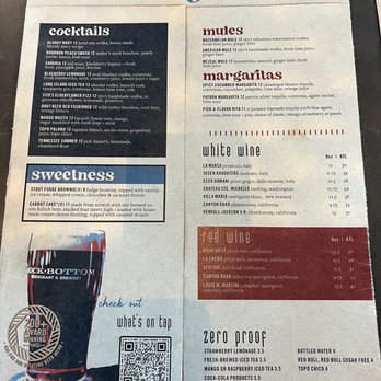 Rock Bottom Restaurant & Brewery - Cocktail/wine menu - Breweries Near Me - Daytona, Florida Rock Bottom Restaurant & Brewery - Cocktail/wine menu - Breweries Near Me - Daytona, Florida