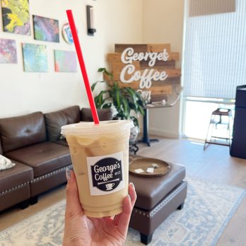George’s Coffee At 121 - a hand holding a cup of coffee - Coffee & Tea Near Me - Melissa, Texas George’s Coffee At 121 - a hand holding a cup of coffee - Coffee & Tea Near Me - Melissa, Texas