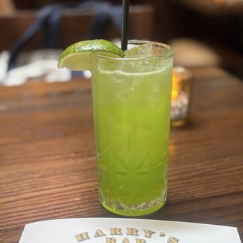 Harry's Bar - My Midori Sour - Sports Bars Near Me - San Francisco, California