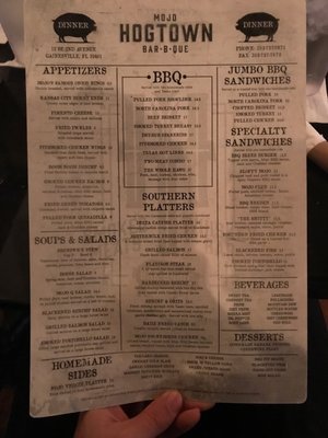 Menu photo 6 MOJO Hogtown Bar-B-Que Gainesville, FL