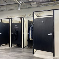 Plato’s Closet - Fitting rooms.