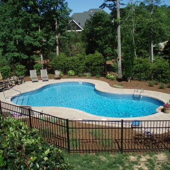 Accent Design - an above ground pool - Landscaping Near Me - Chapel Hill, North Carolina