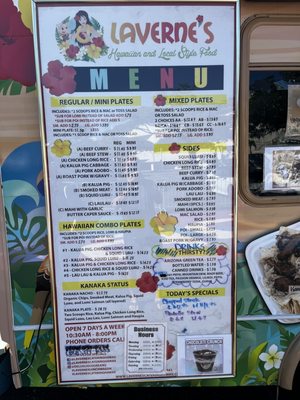 Menu photo 3 Laverne's Waipahu, HI Menu photo 3 Laverne's Waipahu, HI