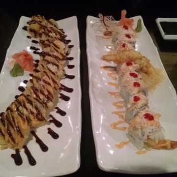 MoMo Sushi & Grill - Left: Fried California Roll
Right: Crazy Roll - Sushi Bars Near Me - Branson, Missouri MoMo Sushi & Grill - Left: Fried California Roll
Right: Crazy Roll - Sushi Bars Near Me - Branson, Missouri