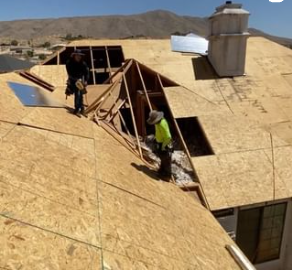 Slide of First Class Roofing