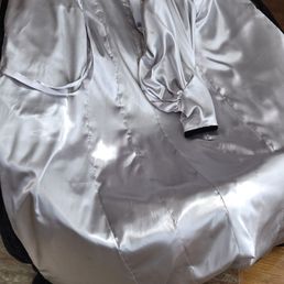 New silver satin lining