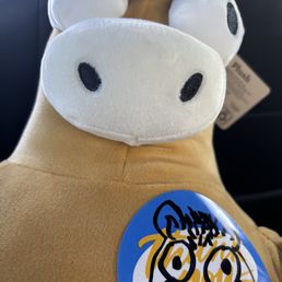 Plush with signed sticker Plush with signed sticker