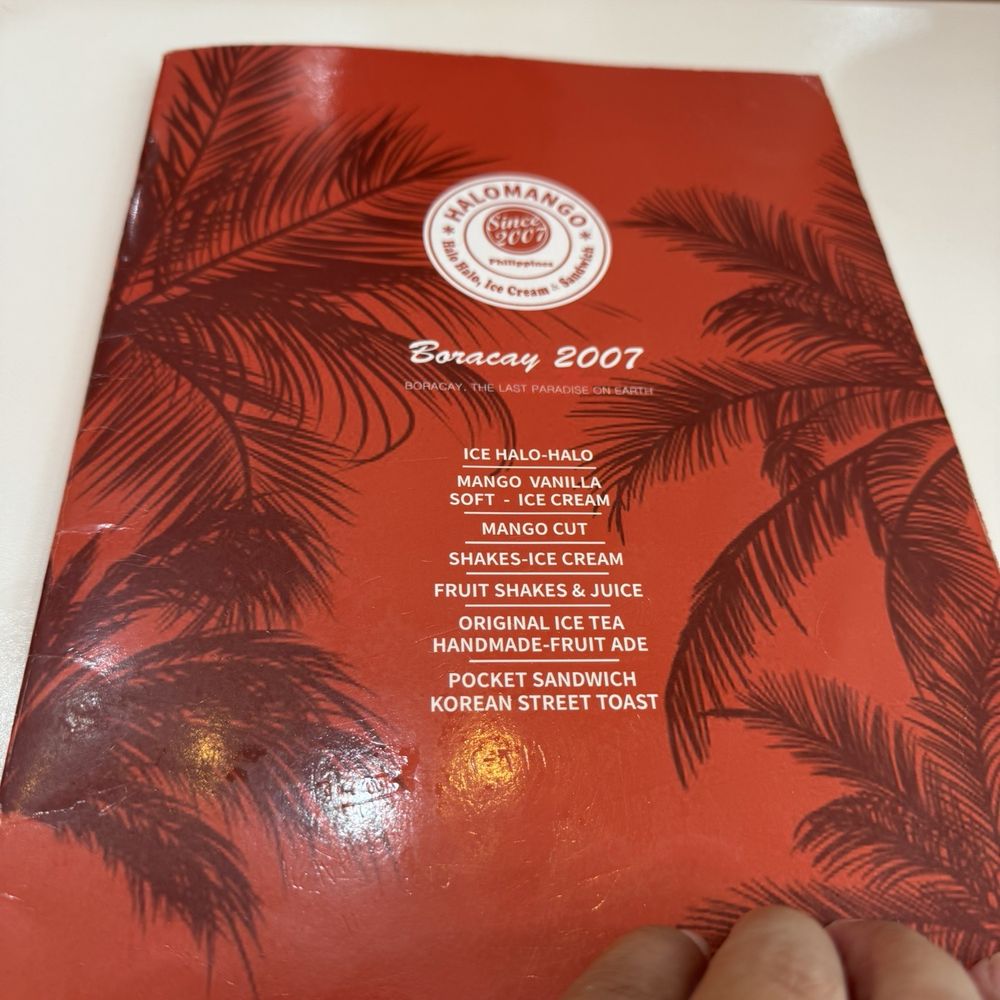 Halomango - Menu at Halamango. - Desserts Near Me - Malay, AKL Halomango - Menu at Halamango. - Desserts Near Me - Malay, AKL