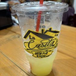La Casita Food Truck - Pineapple drink. Expensive at $5