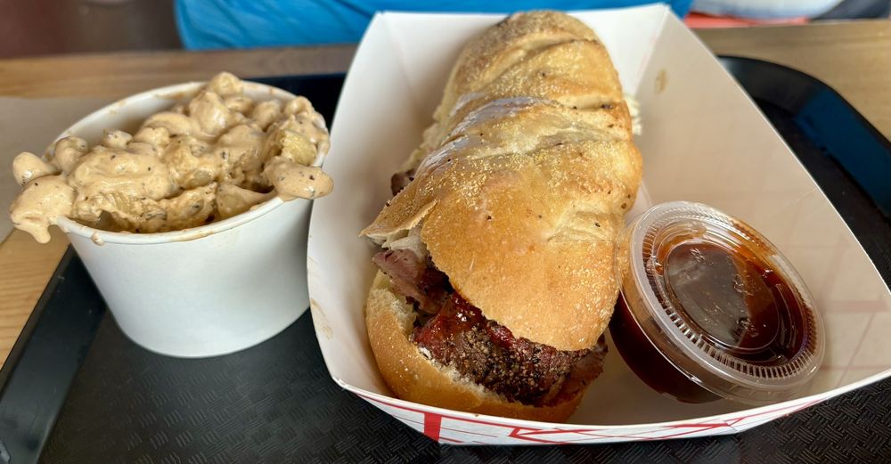 Food from Bad Betty's Barbecue and Catering Company