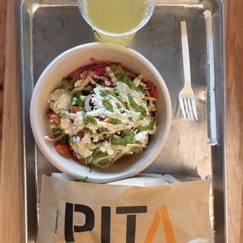 CAVA - CAVA - Grain Bowl w bag of Pita Chips YUMMY!!!! - Mediterranean Near Me - Irvine, California