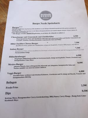 Menu photo 2 Burger Nerds Duisburg, NW Menu photo 2 Burger Nerds Duisburg, NW