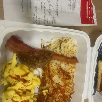 Loaded Cafe - Egg sausage bacon platter - Breakfast & Brunch Near Me - Gardena, California Loaded Cafe - Egg sausage bacon platter - Breakfast & Brunch Near Me - Gardena, California