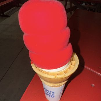 Dairy Queen Store - Large cherry dipped cone - Fast Food Near Me - Wisconsin Dells, Wisconsin
