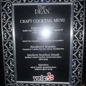 The Dean - Menu - Pubs Near Me - New York, New York The Dean - Menu - Pubs Near Me - New York, New York