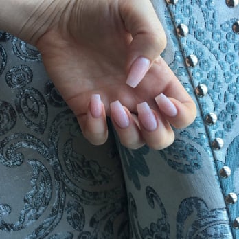 Gallery Nails and Spa - tip with SNS  coffin Shape Tom - Nail Salons Near Me - Burbank, California