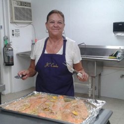 JC Cooks Catering & Chef Services - Here is Chef Joyce 2017 in our Catering Kitchen