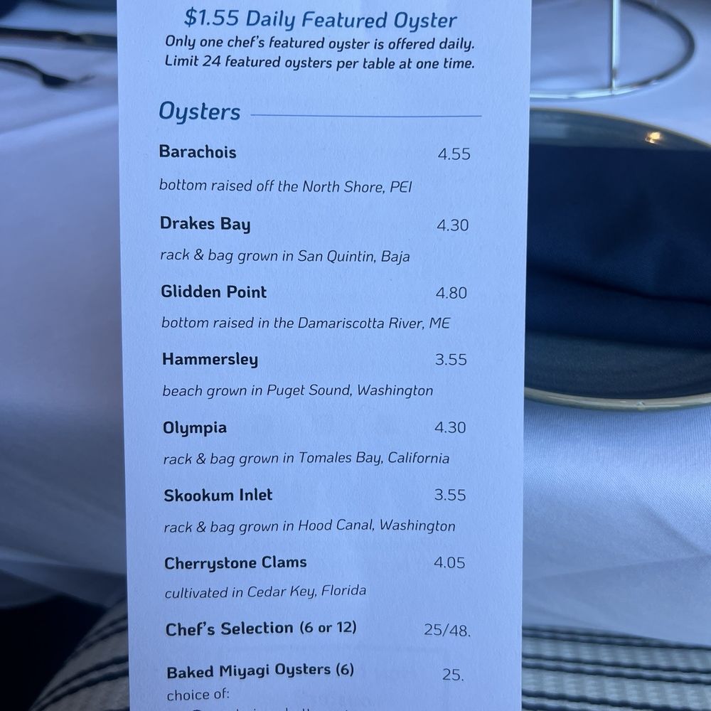 Waterbar - $1.55 Oysters all day! - Seafood Near Me - San Francisco, California Waterbar - $1.55 Oysters all day! - Seafood Near Me - San Francisco, California