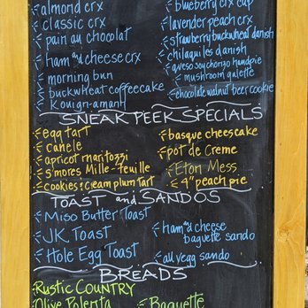 Faria Bakery - Menu at SNEAK PEEP! - Bakeries Near Me - Sacramento, California