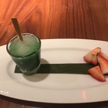 Indian Accent - Khus khus gola and strawberry - Indian Near Me - New York, New York Indian Accent - Khus khus gola and strawberry - Indian Near Me - New York, New York
