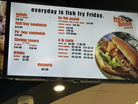 Menu photo 3 Fishbone Seafood Ontario, CA