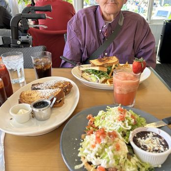 The Cottage La Jolla - Sandwich, with FRENCH FRIES. AND, Diet Coke. As for GONZALO, Antojito Benedict. AND, Vita Berry Smoothie. *SHARING Stuffed French Toast. - New American Near Me - La Jolla, California The Cottage La Jolla - Sandwich, with FRENCH FRIES. AND, Diet Coke. As for GONZALO, Antojito Benedict. AND, Vita Berry Smoothie. *SHARING Stuffed French Toast. - New American Near Me - La Jolla, California