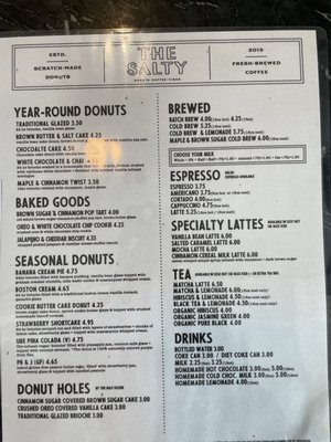 Menu photo 8 The Salty Donut Atlanta, GA Menu photo 8 The Salty Donut Atlanta, GA