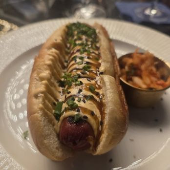 The Sapphire - $25 Wagyu Beef Hot Dog - Supper Clubs Near Me - Tampa, Florida