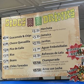 Taco Villa - Sides and drink menu - Mexican Near Me - Villa Park, Illinois Taco Villa - Sides and drink menu - Mexican Near Me - Villa Park, Illinois