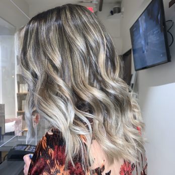 Salon Gatto - After!!! An amazing ashy silvery blonde - Hair Stylists Near Me - Hoboken, New Jersey