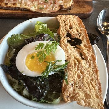 Faubourg Montclair - Faubourg lyonnaise--they split it in 2 for us, DELICIOUS charred baby gem salad - French Near Me - Montclair, New Jersey