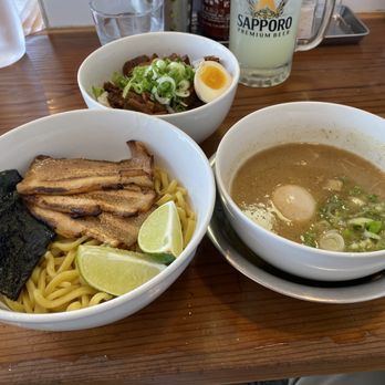 Kashiwa Ramen - Tsukemen with Pork Cha-shu is also delicious - Ramen Near Me - Costa Mesa, California Kashiwa Ramen - Tsukemen with Pork Cha-shu is also delicious - Ramen Near Me - Costa Mesa, California