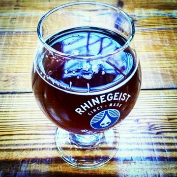 Rhinegeist Brewery - A delicious glass of Barrel Aged Rye Knucklehead! - Breweries Near Me - Cincinnati, Ohio