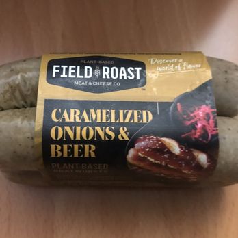 Field Roast Grain Meat Co - Caramelized Onions & Beer Bratwurst - Specialty Food Near Me - Seattle, Washington Field Roast Grain Meat Co - Caramelized Onions & Beer Bratwurst - Specialty Food Near Me - Seattle, Washington