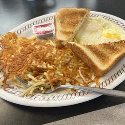 a plate of breakfast food a plate of breakfast food