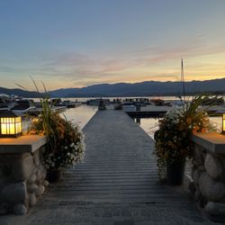 Shore Lodge - Dock outside the back porch of my room
