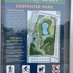 Carpenter Park - Map and rules of the park
