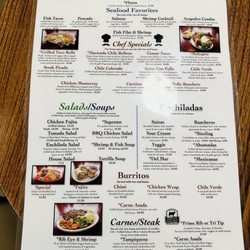 Original Hacienda Grill - Updated menu