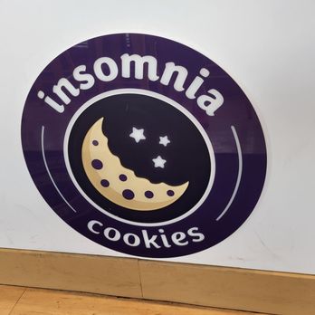 Insomnia Cookies - a sign for insomnia cookies - Desserts Near Me - Indianapolis, Indiana Insomnia Cookies - a sign for insomnia cookies - Desserts Near Me - Indianapolis, Indiana