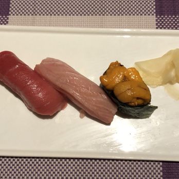 Sushi Taro - Fatty tuna, yellow tail, uni - Sushi Bars Near Me - Washington, DC, District of Columbia Sushi Taro - Fatty tuna, yellow tail, uni - Sushi Bars Near Me - Washington, DC, District of Columbia