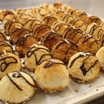 South Fork Bakery - a tray of cookies with chocolate drizzle - Bakeries Near Me - Sag Harbor, New York