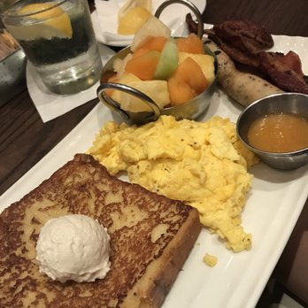 Farmer's Table - Farmer's Table Palooza (Almond French Toast, scrambled eggs, applewood smoked bacon, chicken sausage and fruit) - Desserts Near Me - Boca Raton, Florida Farmer's Table - Farmer's Table Palooza (Almond French Toast, scrambled eggs, applewood smoked bacon, chicken sausage and fruit) - Desserts Near Me - Boca Raton, Florida