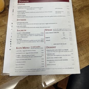 The Perfect Time Cafe - Dinner menu - Cafes Near Me - Parker, Colorado