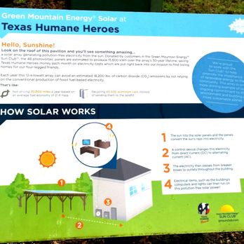 Texas Humane Heroes  - Solar power panel - Animal Shelters Near Me - Leander, Texas