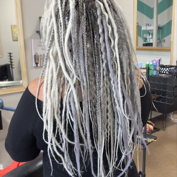 The Hair Room - Dread extensions great to have the look for 6-8 weeks without the long term commitment to dreads take approx 4 hours - Hair Salons Near Me - Blasdell, New York The Hair Room - Dread extensions great to have the look for 6-8 weeks without the long term commitment to dreads take approx 4 hours - Hair Salons Near Me - Blasdell, New York
