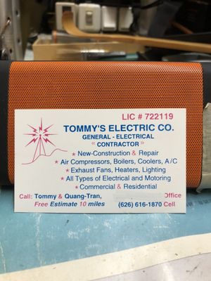Tommy's Electric Company Logo