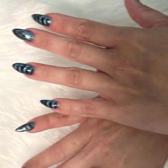 Tips Nails & Spa - Acrylic nail with cat eye - Nail Salons Near Me - Riverview, Florida Tips Nails & Spa - Acrylic nail with cat eye - Nail Salons Near Me - Riverview, Florida