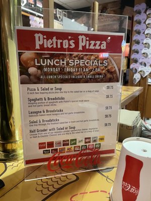 Menu photo 1 Pietro's Pizza Salem, OR Menu photo 1 Pietro's Pizza Salem, OR