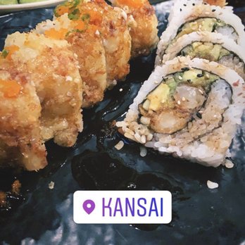 Kansai - Edamame carcasses, tempura shrimp roll, dragon roll - Japanese Near Me - Oakland, California Kansai - Edamame carcasses, tempura shrimp roll, dragon roll - Japanese Near Me - Oakland, California